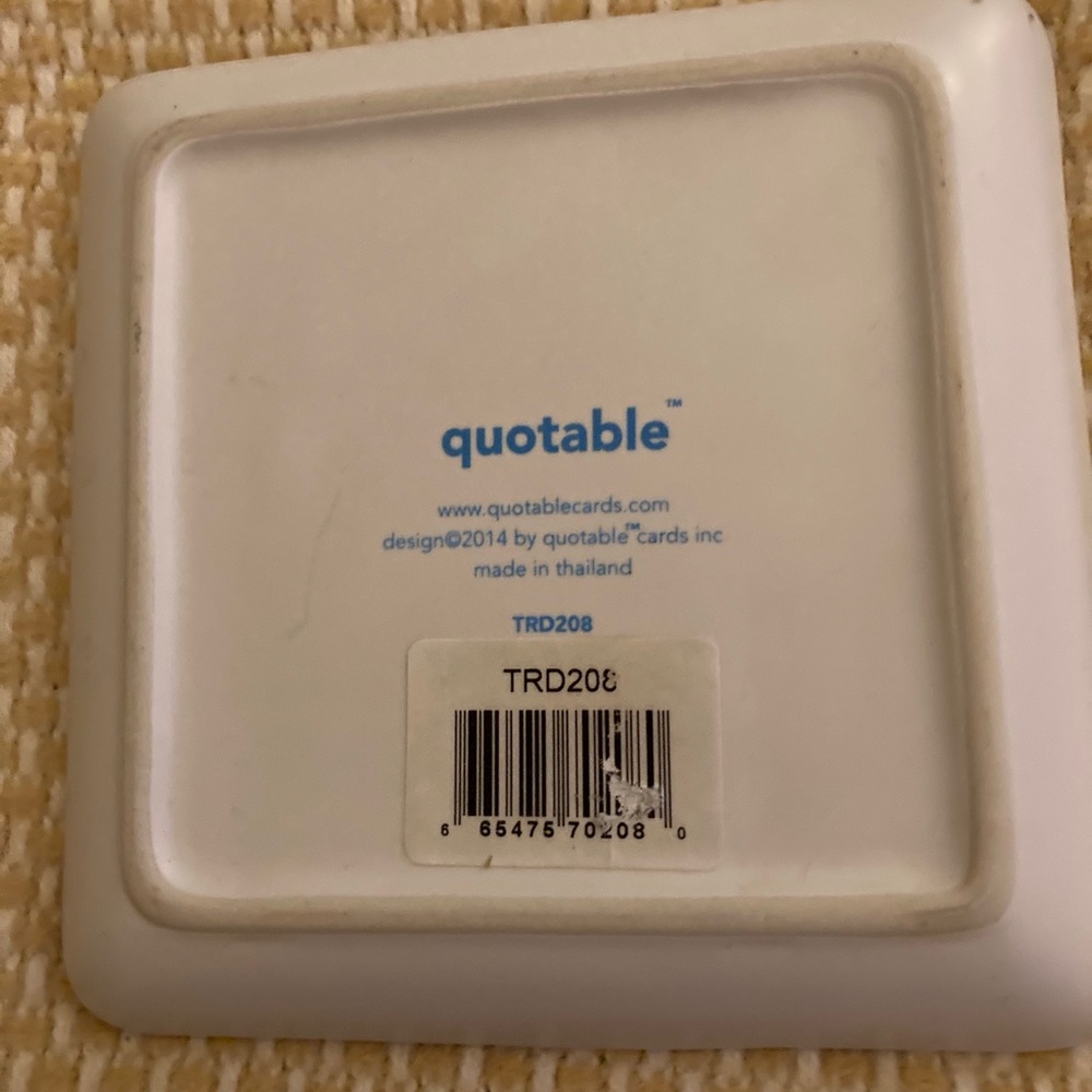 Vivian Greene quotable ceramic stonewear   dish - Picture 2 of 2